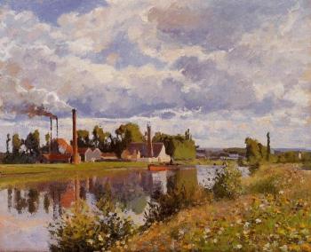 卡米耶 畢沙羅 The Oise on the Outskirts of Pontoise 卡米耶 畢沙羅 The Oise on the Outskirts of Pontoise